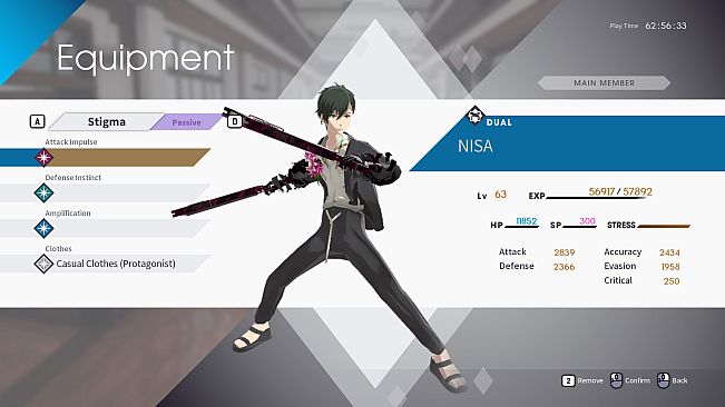 The Caligula Effect: Overdose - Casual Clothes Costume Set