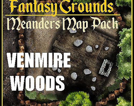 Fantasy Grounds - Meanders Map Pack: Venmire Woods (Map Pack)
