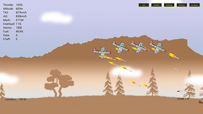 2D Dogfight - Sunset and Sunrise