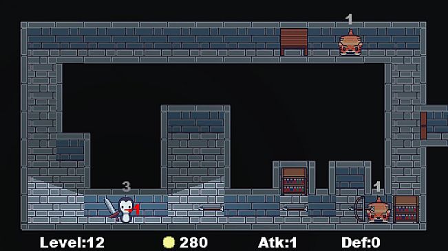 Strategy game but with a penguin who has a sword