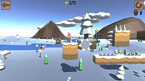 Santa in search of toys