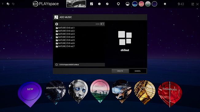 PLAYspace Virtual Music Library