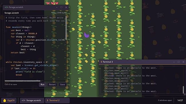 ChickenScratch: Cluck & Code