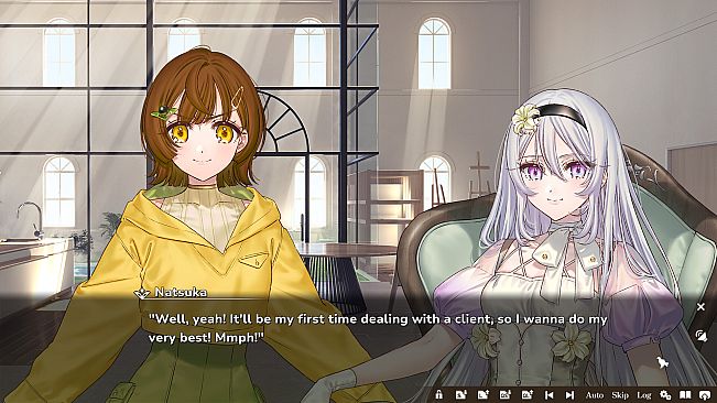 Lilja and Natsuka Painting Lies