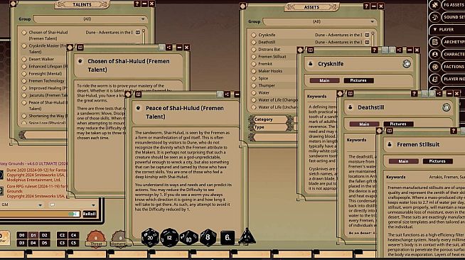 Fantasy Grounds - Dune - Adventures in the Imperium: Sand and Dust