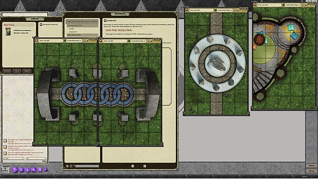 Fantasy Grounds - Pathfinder RPG - GameMastery Map Pack Elven City