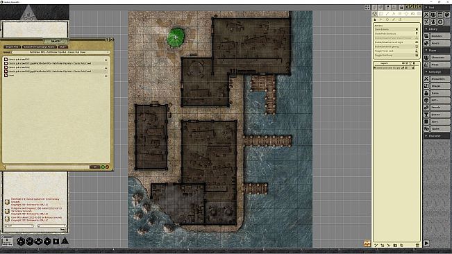 Fantasy Grounds - Pathfinder RPG - Pathfinder Flip-Mat - Classic Pub Crawl