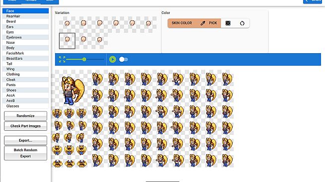 Character Generator Plus - LPC Character Resources