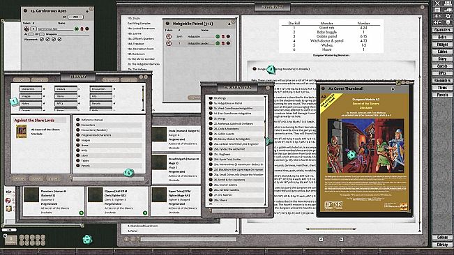 Fantasy Grounds - D&D Classics: A0-A4: Against the Slave Lords (1E)