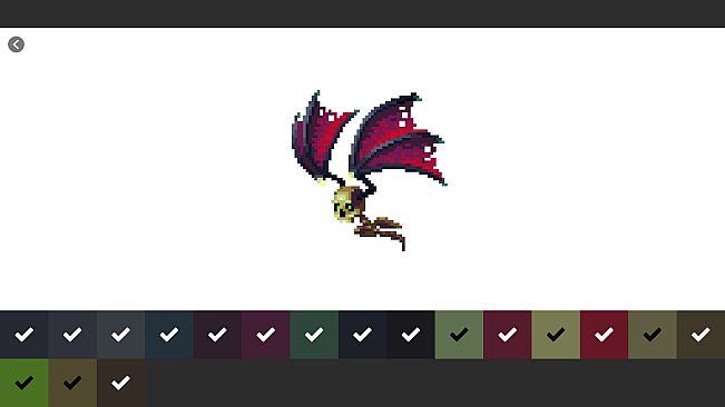 Pixel Art Monster - Color by Number