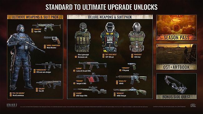 S.T.A.L.K.E.R. 2: HoC  — Standard to Ultimate pack