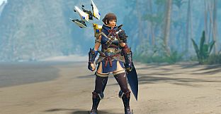 Monster Hunter Rise - "Lost Code: Kiri" Hunter layered weapon (Long Sword)