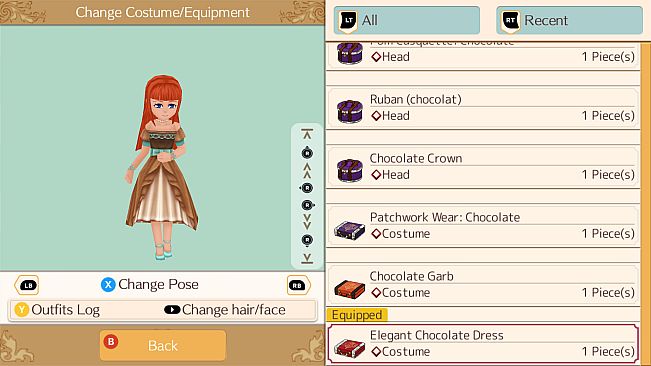 Chocolate Attire - WorldNeverland - Daily Life in the Elnea Kingdom - Another Life Adventure