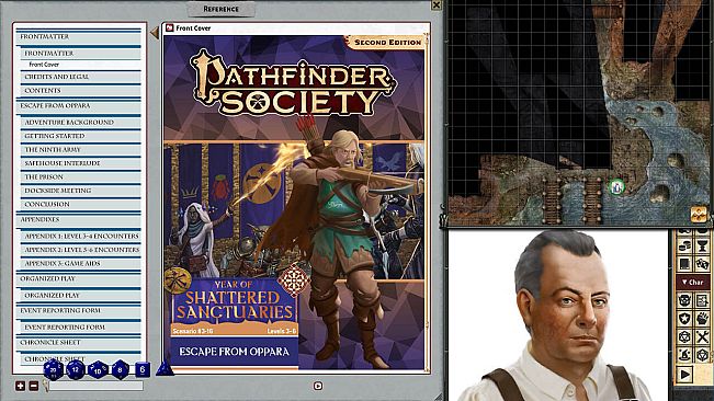 Fantasy Grounds - Pathfinder 2 RPG - Pathfinder Society Scenario #3-16: Escape from Oppara