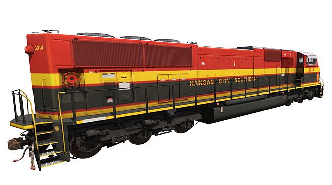 Trainz 2022 DLC - Kansas City Southern - EMD SD70MAC BELLE