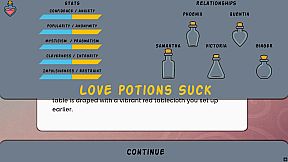 Love Potions Suck: A Text Romance