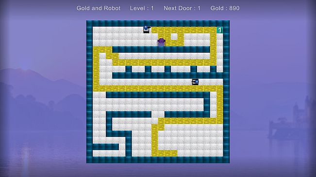 Gold and Robot