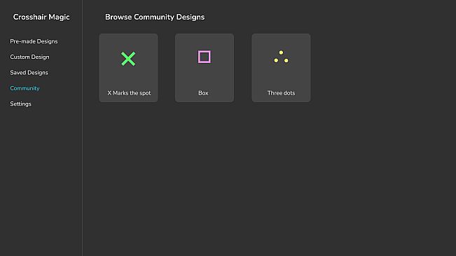 Crosshair Magic - in game overlay