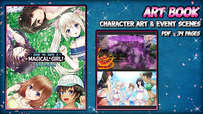 How To Date A Magical Girl! Art Book