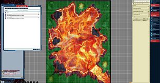 Fantasy Grounds - Starfinder RPG - FlipMat - Lava World