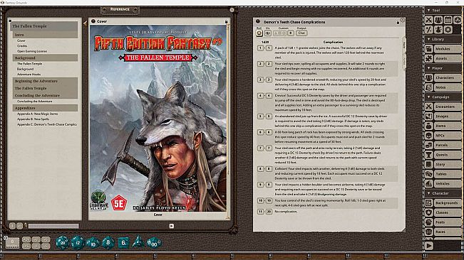 Fantasy Grounds - Fifth Edition Fantasy #9: The Fallen Temple