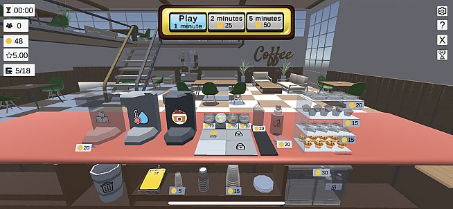 Lost Abroad Café: A Language Learning Management Sim
