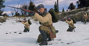 Enlisted - Mosin M91 rifle with flamethrower Squad