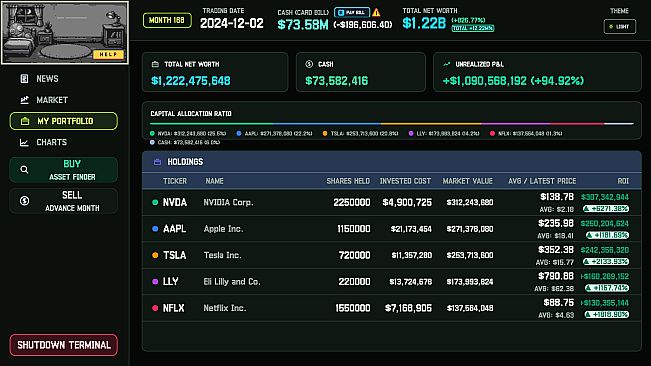 Money Makes Money: Historical Market Simulator