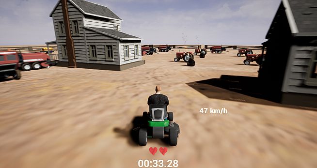 Lawnmower game: Mortal Race