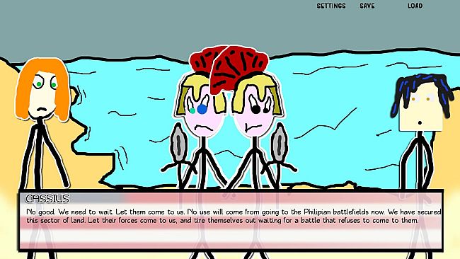 Paper Shakespeare: Stick Julius Caesar (with a dagger)