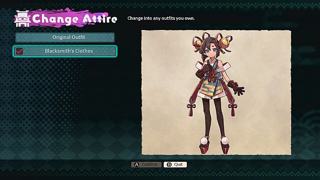 Towa and the Guardians of the Sacred Tree - Guardians' Vestments