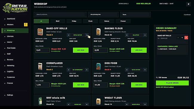 Retail Nation: My Supermarket