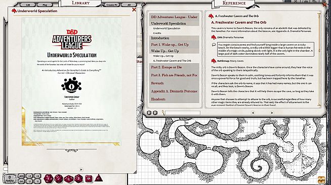 Fantasy Grounds - D&D DDIA-XGE Underworld Speculation
