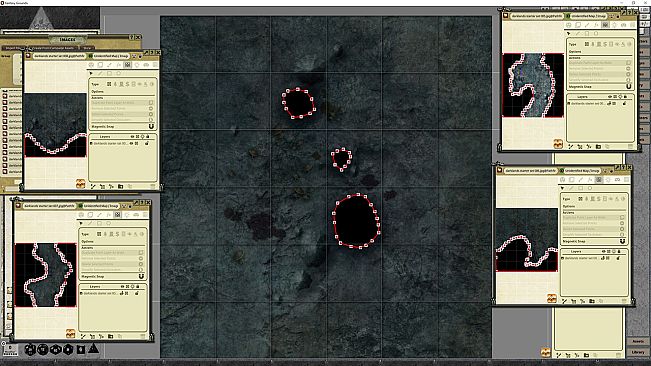 Fantasy Grounds - Pathfinder RPG - Flip-Tiles - Darklands Starter Set