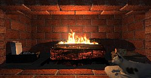 Virtual Interactive Fireplace - Cats
