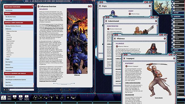 Fantasy Grounds - G.I. JOE Roleplaying Game Cobra Codex Sourcebook