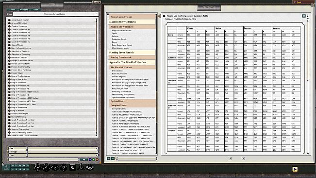 Fantasy Grounds - D&D Classics: Wilderness Survival Guide (1E)