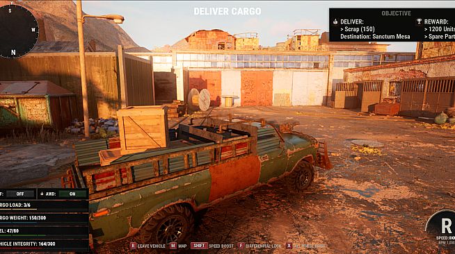 CARGO: Co-Op Delivery Simulator in Post Apocalyptic World