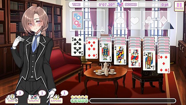 Otoko Cross: Pretty Boys Klondike Solitaire