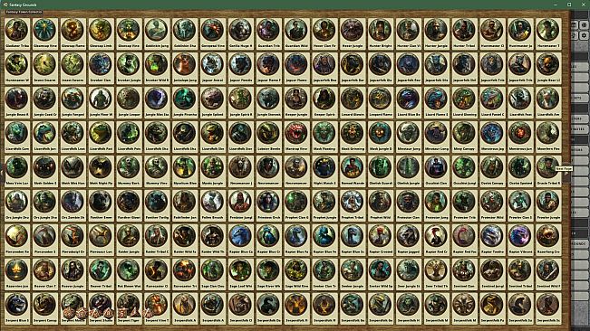 Fantasy Grounds - Fantasy Token Collection - Jungle Denizens 01