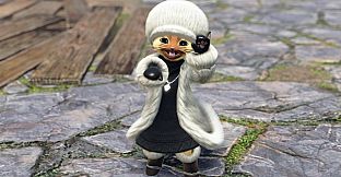 Monster Hunter Rise - "Felyne Fluffy Fur" Palico layered armor set