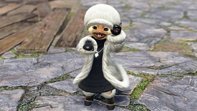 Monster Hunter Rise - "Felyne Fluffy Fur" Palico layered armor set