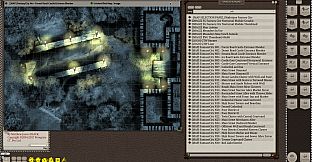 Fantasy Grounds - Meanders Map Pack: Fantasy City Nocturnal (Map Pack)