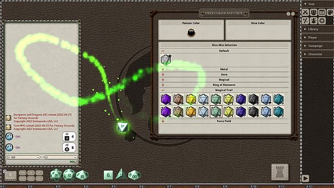 Fantasy Grounds - Magical Trails Dice Pack