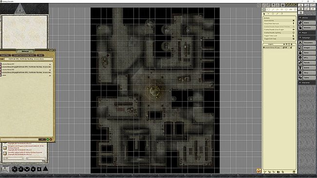 Fantasy Grounds - Pathfinder RPG - Pathfinder Flip-Mat - Arcane Library
