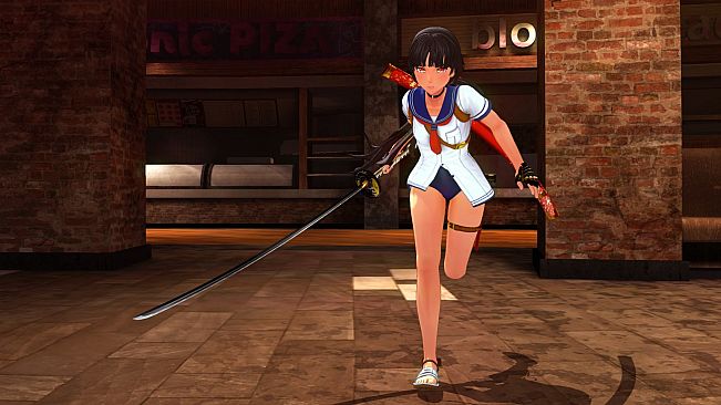 OneeChanbara ORIGIN - Exclusive Saki Costume: Saki's School Swimwear