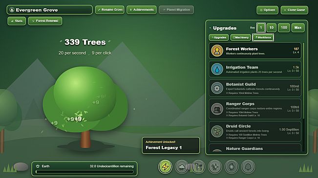Evergreen Clicker