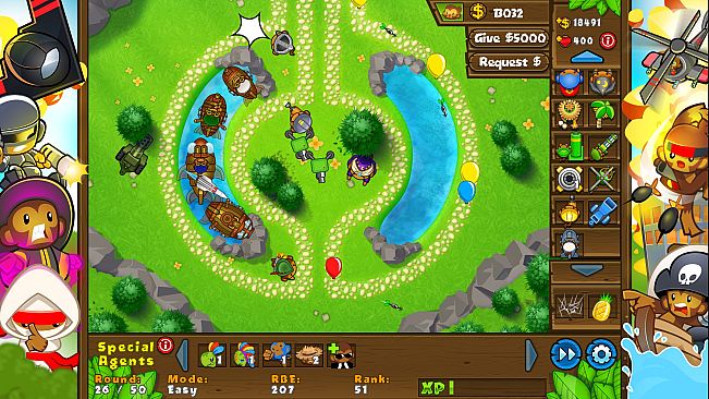 Bloons TD 5 - Steampunk Monkey Sub Skin