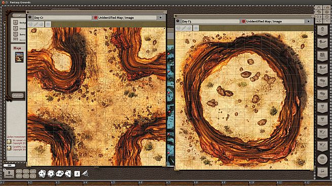 Fantasy Grounds - Black Scroll Games - Desert Canyons (Map Pack)