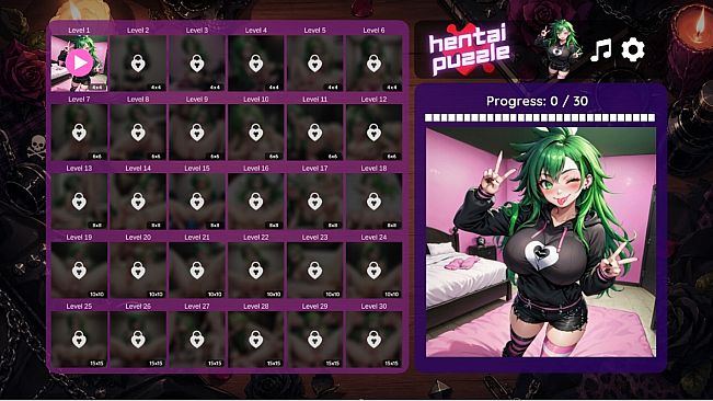 Hentai Puzzle: Yumi